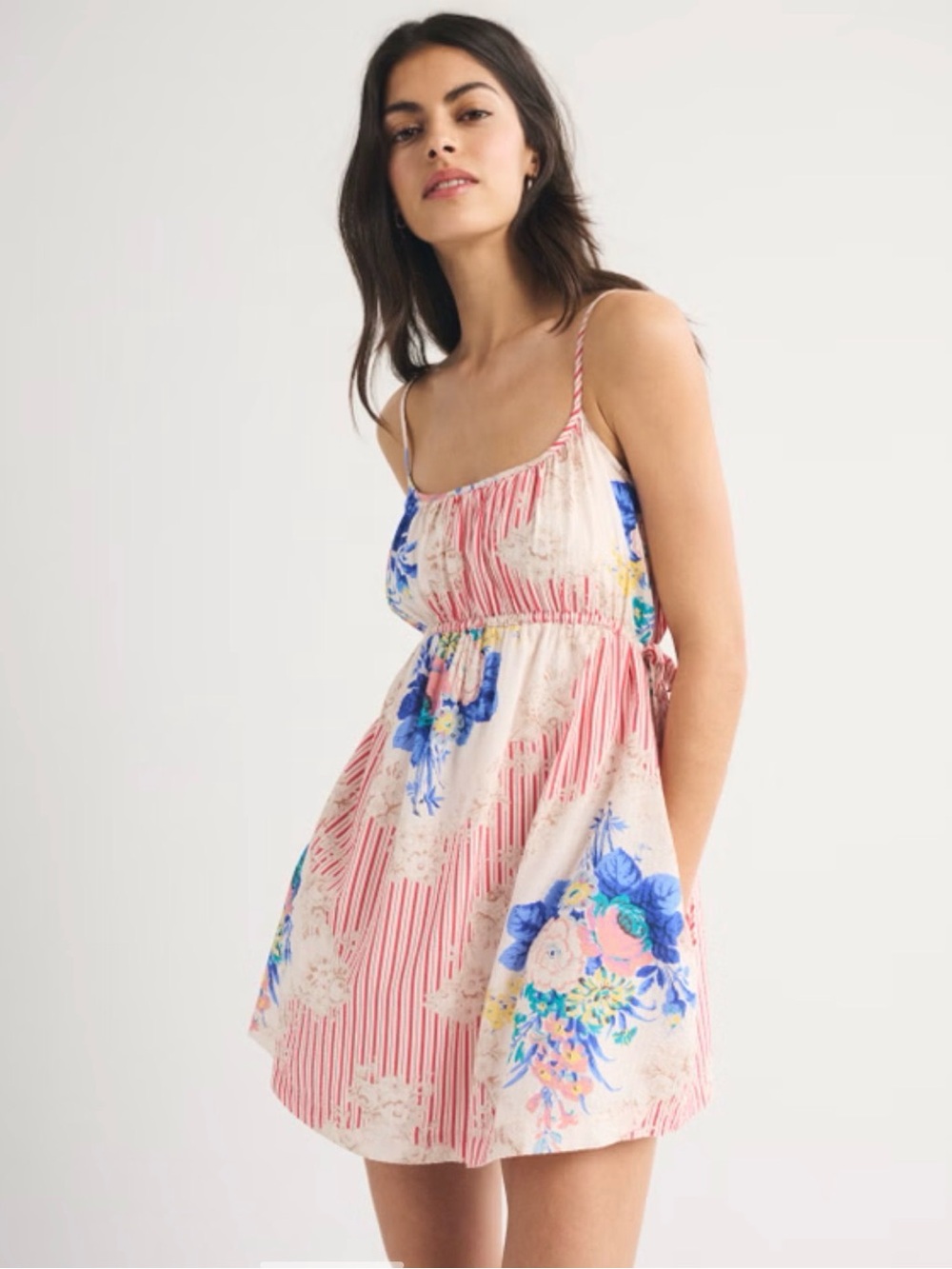 Abercrombie & Fitch Ruched Channeled Skort